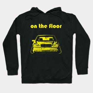 w210 tuning stance on the floor Hoodie